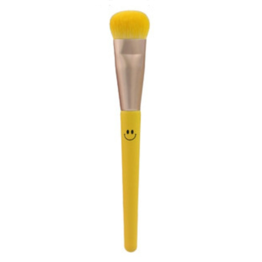 CICI - Smiley Face Makeup Brush #3 (For Highlight) - 1pc - Yellow