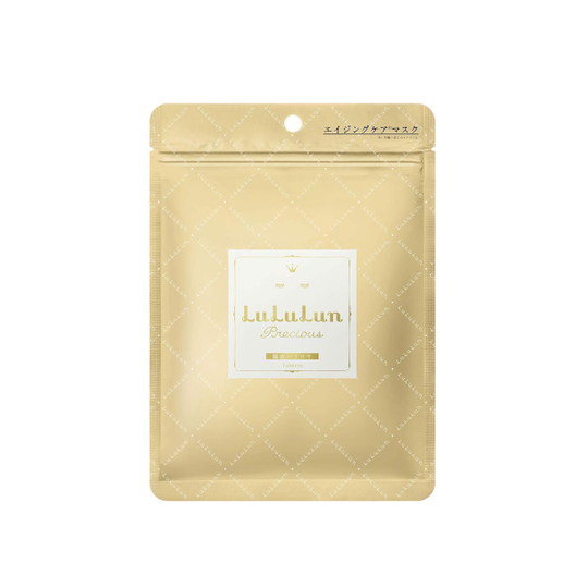LuLuLun - Precious Face Mask - Gold - Brightening - 7pcs