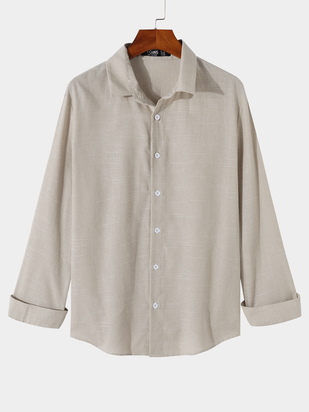 BASICS Men Autumn Striped Casual Shirt