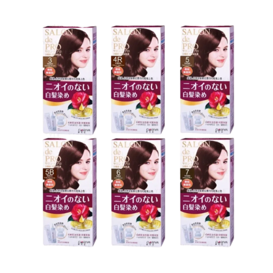 Dariya - Salon de Pro Grey Hair Coloring Liquid - 1set - #5 Natural Brown