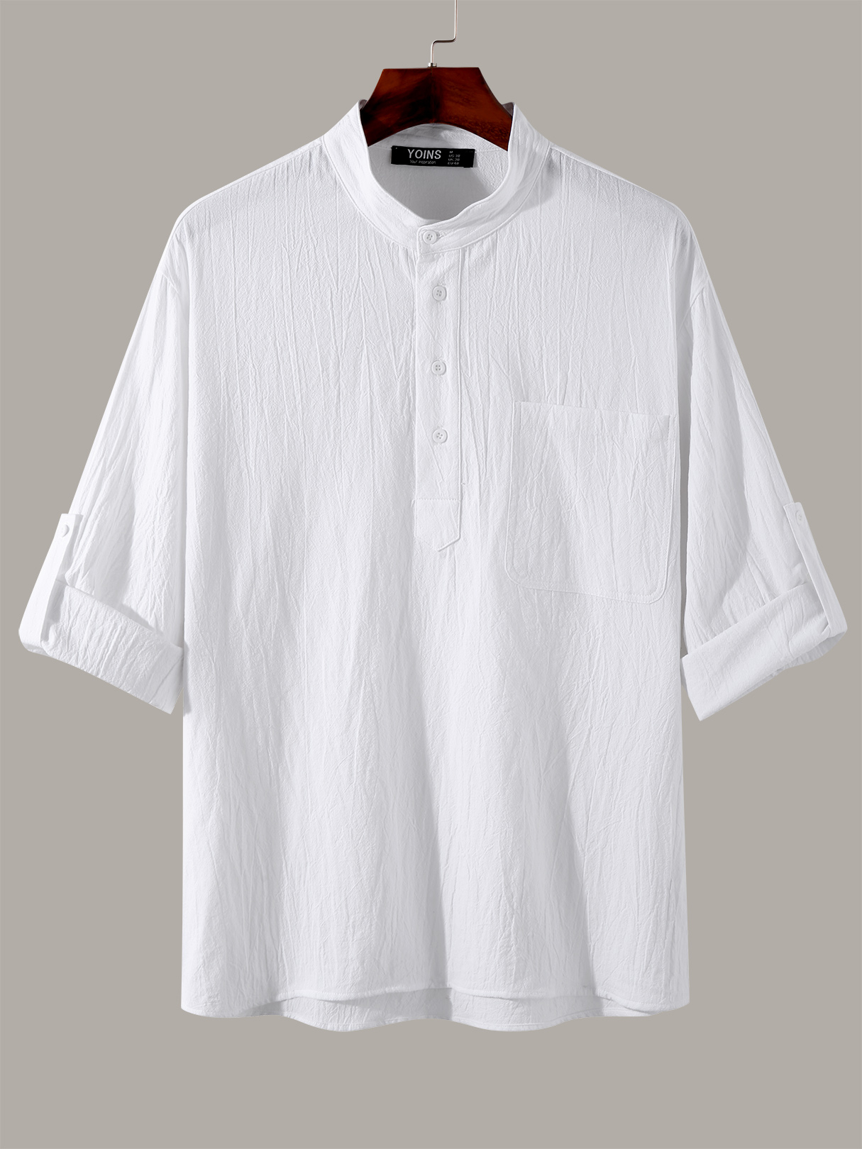 BASICS Men 100% Cotton Casual Autumn Shirt