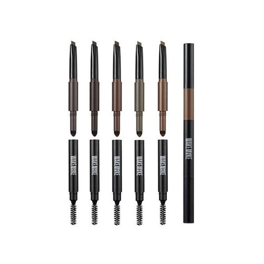 WAKEMAKE - Powder Jet Dual Brow - 0.75g - 03 Chestnut Brown