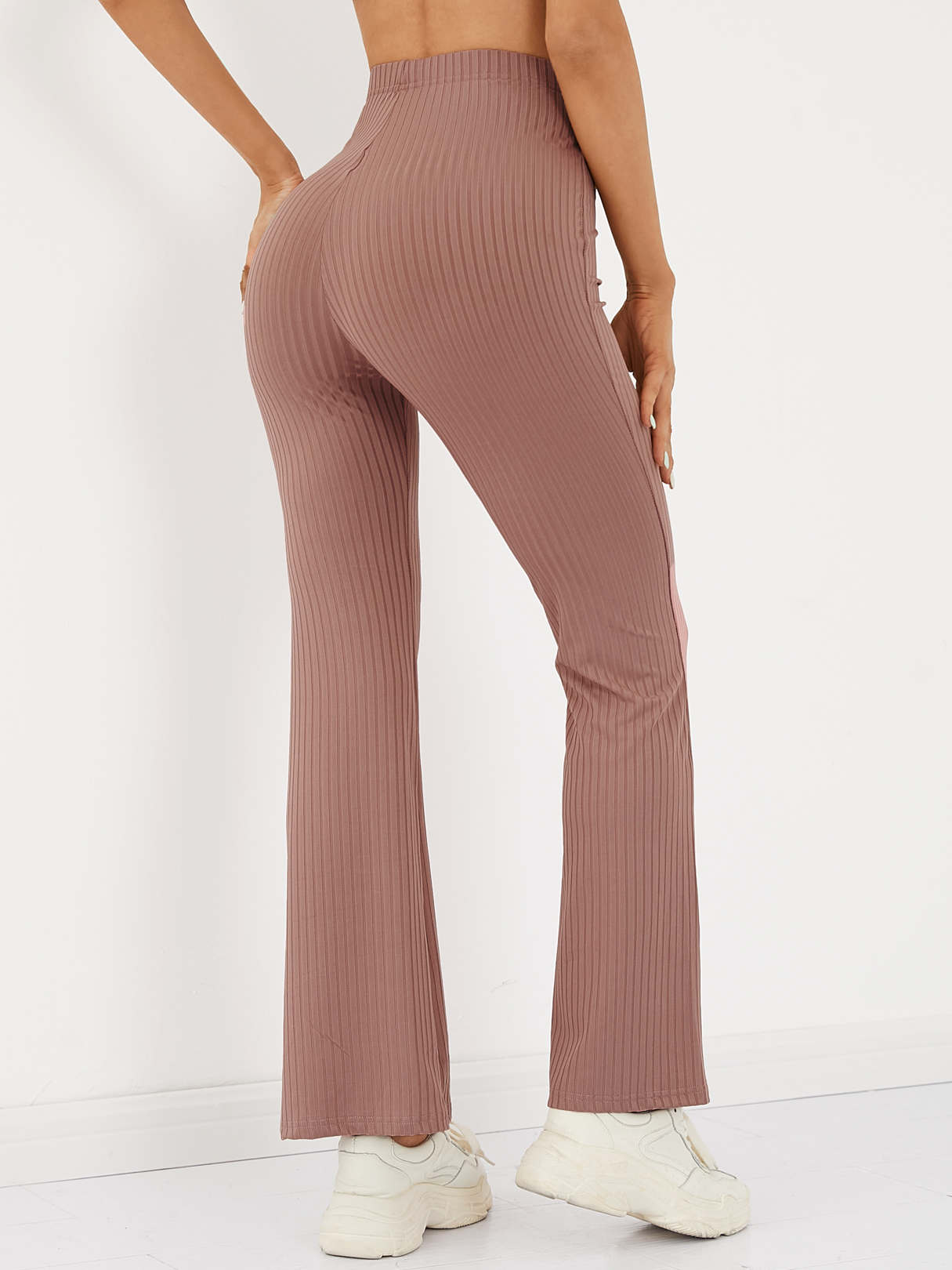 YOINS BASICS High Waist Wide Leg Casual Knitted Pants