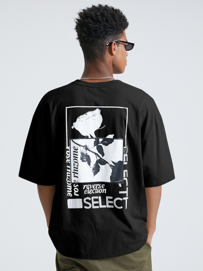 Men Floral And Letter Print Summer T-Shirt