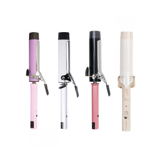VODANA - Glam Wave Curling Iron Free Volt 36mm (110-240V) - 1pc - White VC19MWHFV