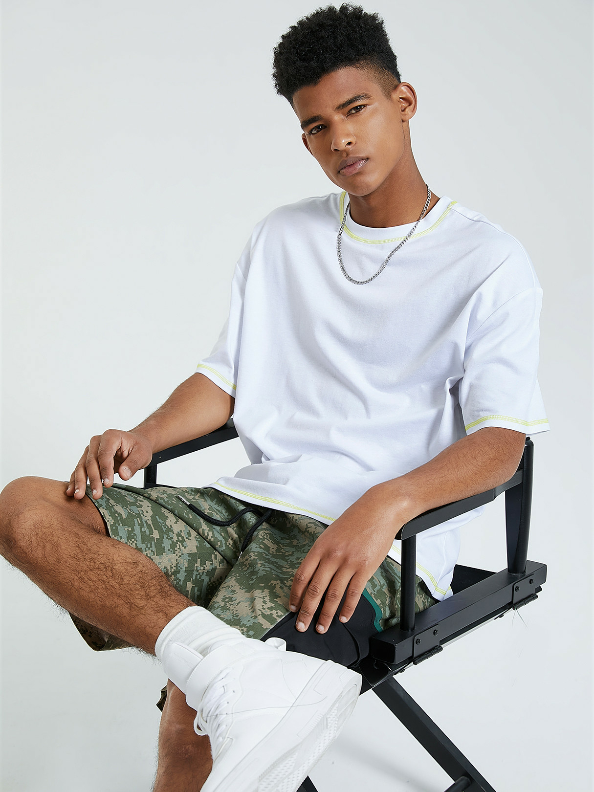 BASICS Men Casual Summer Plain T-Shirt