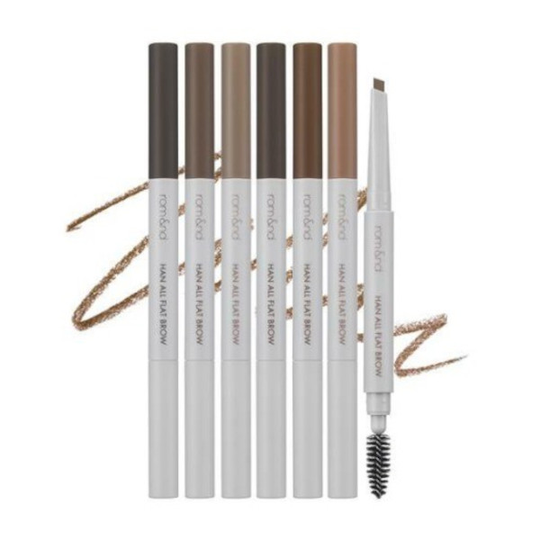 Romand - Han All Flat Brow - 0.17g - W1 Gentle Brown
