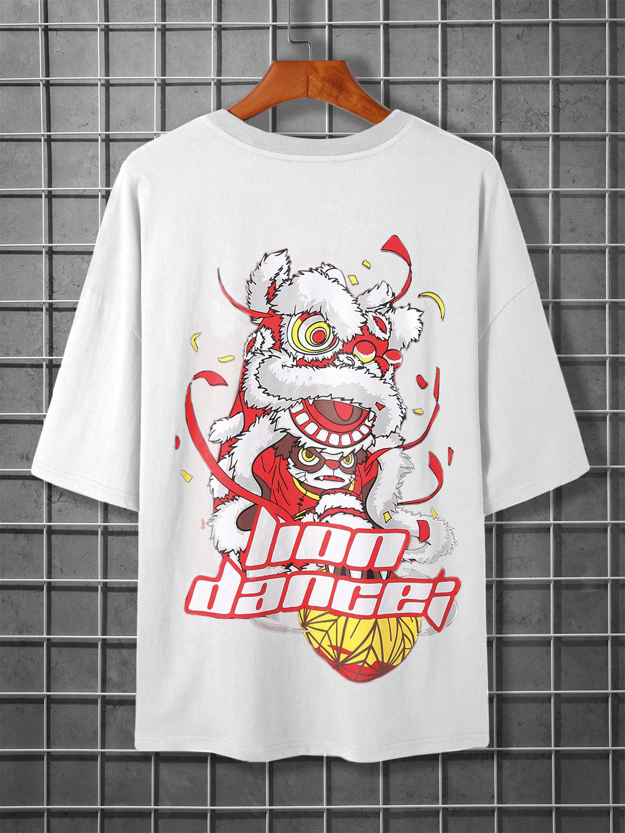 Men 100% Cotton Comfortable Cartoon And Solgan Summer T-Shirt