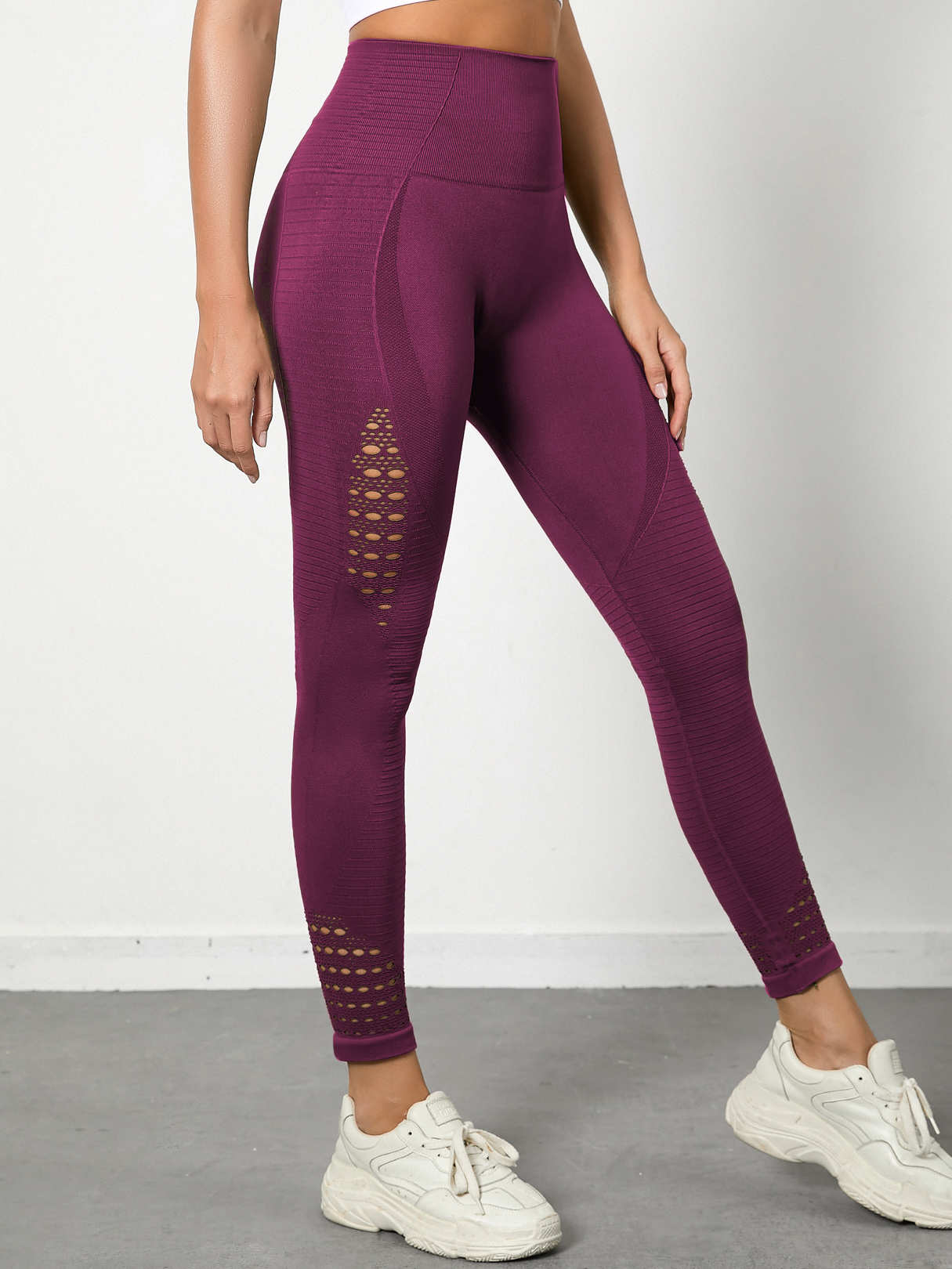 Sports Hollow Design Super Stretch Yoga Leggings