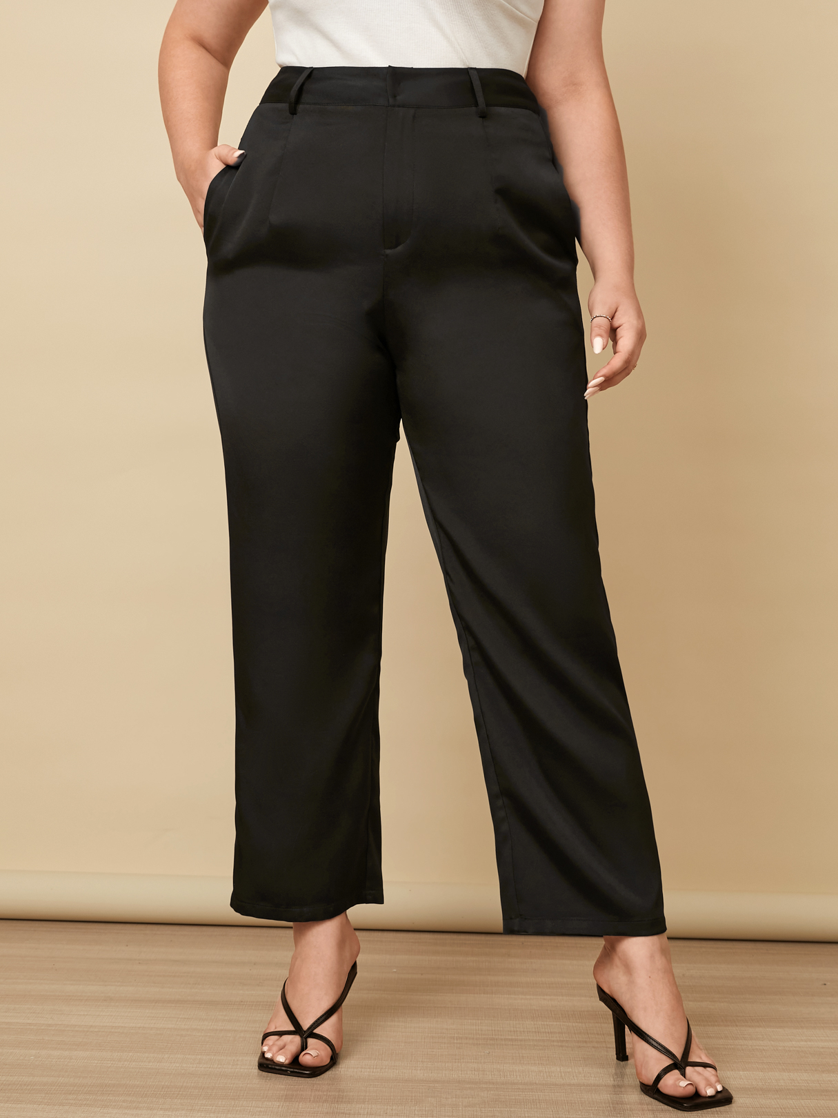 YOINS Plus Size Side Pocket Trousers