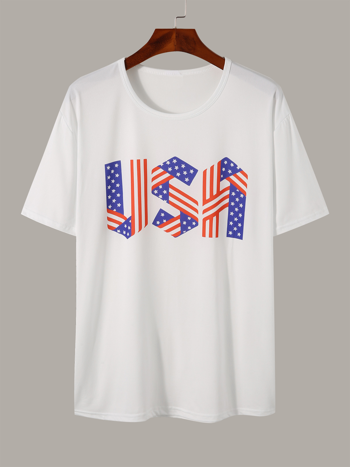 Men Independence Day USA Printed T-shirt