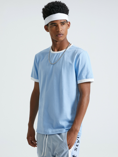 BASICS Men Casual Cotton Plain Super Soft T-Shirt
