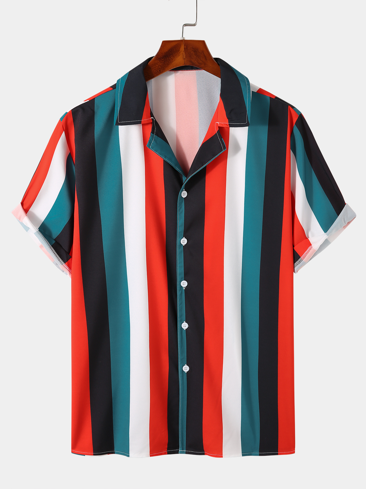 Men Multicolor Striped Casual Shirt
