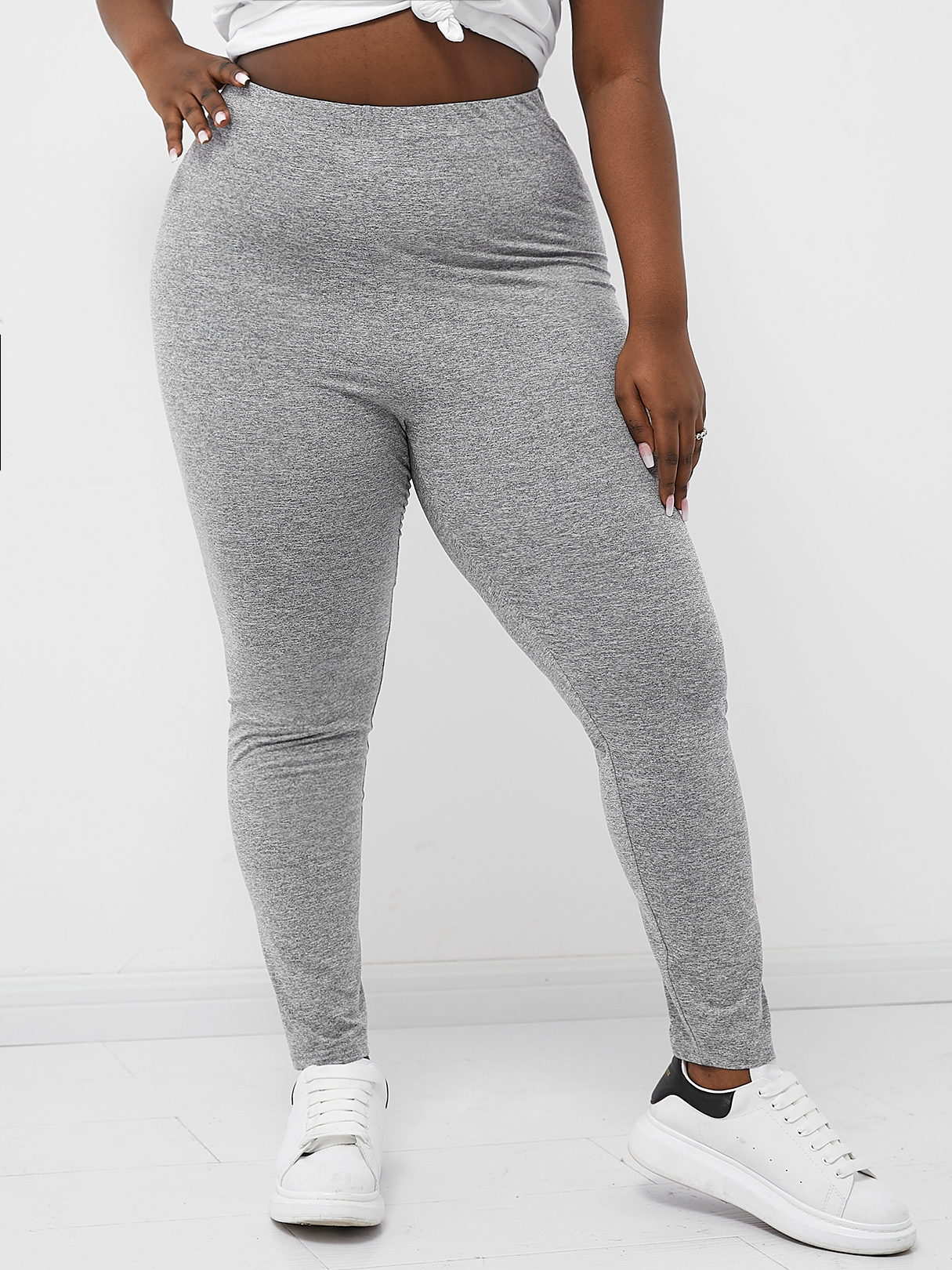 YOINS Plus Size Elastic Strap Leggings