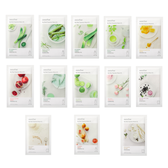 innisfree - My Real Squeeze Mask Ex (Random Flavor) - 20pcs