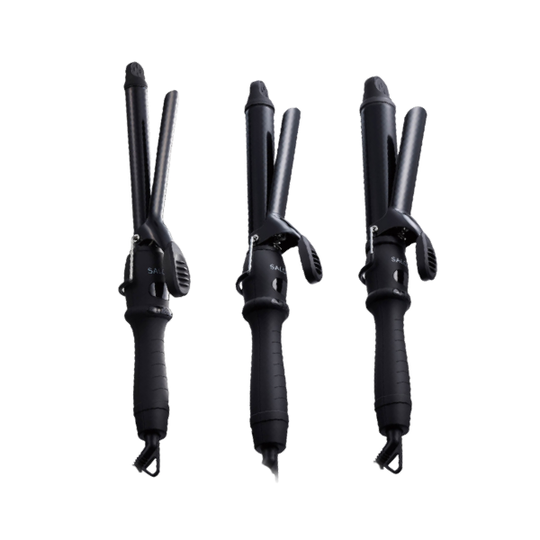 SALONIA - Ceramic Curling Hair Iron - 1pc - 32mm Black SL-008AB32