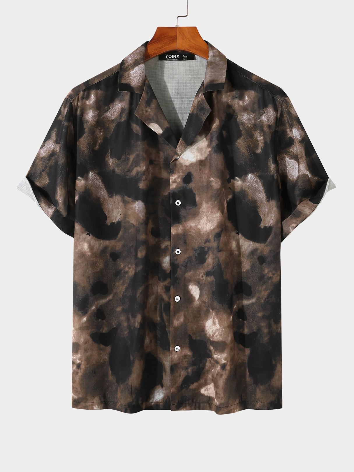 Men Summer Casual All Over Print Shirt