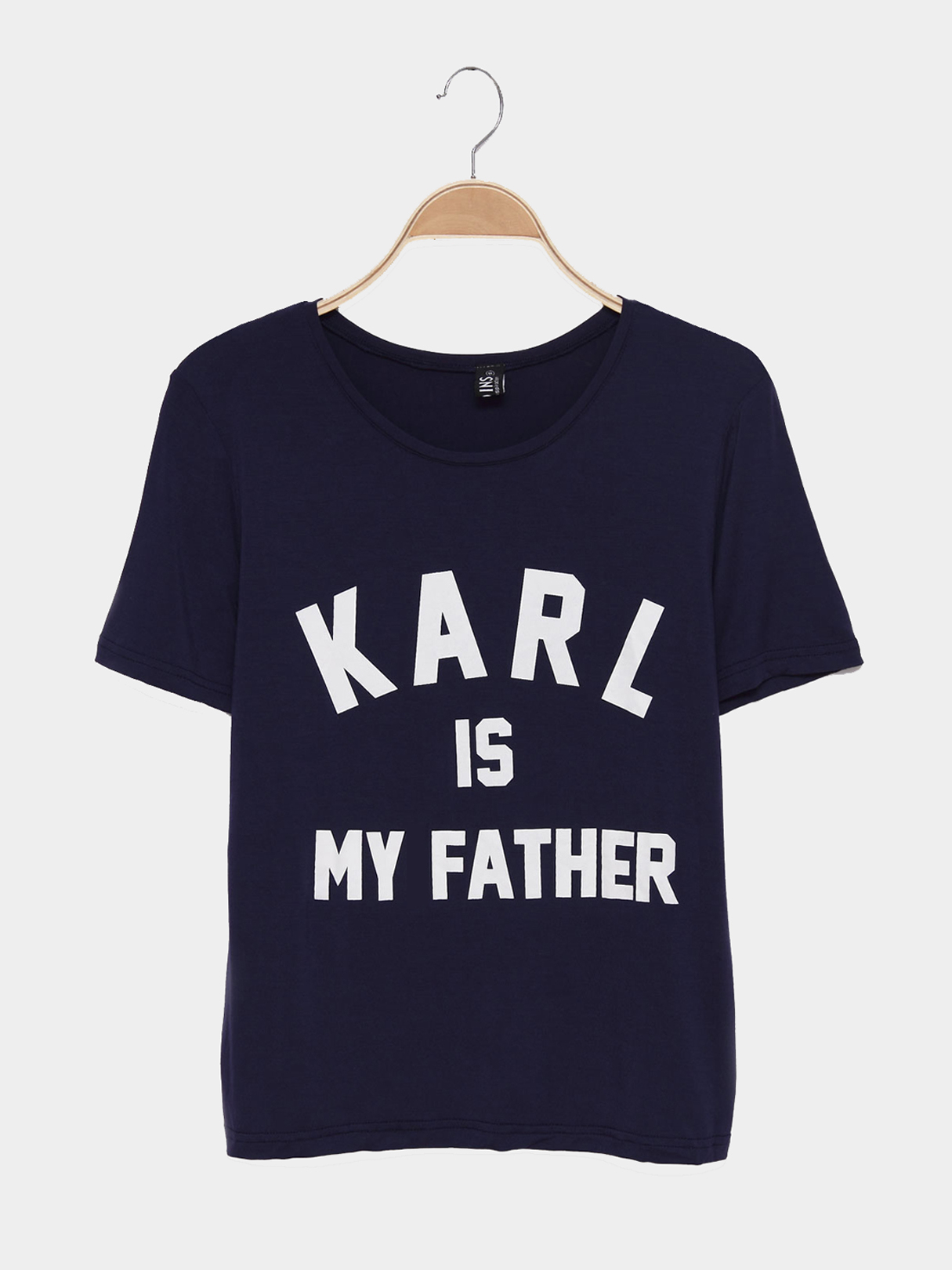 KARL IS MY FATHER Print T-shirt In Navy