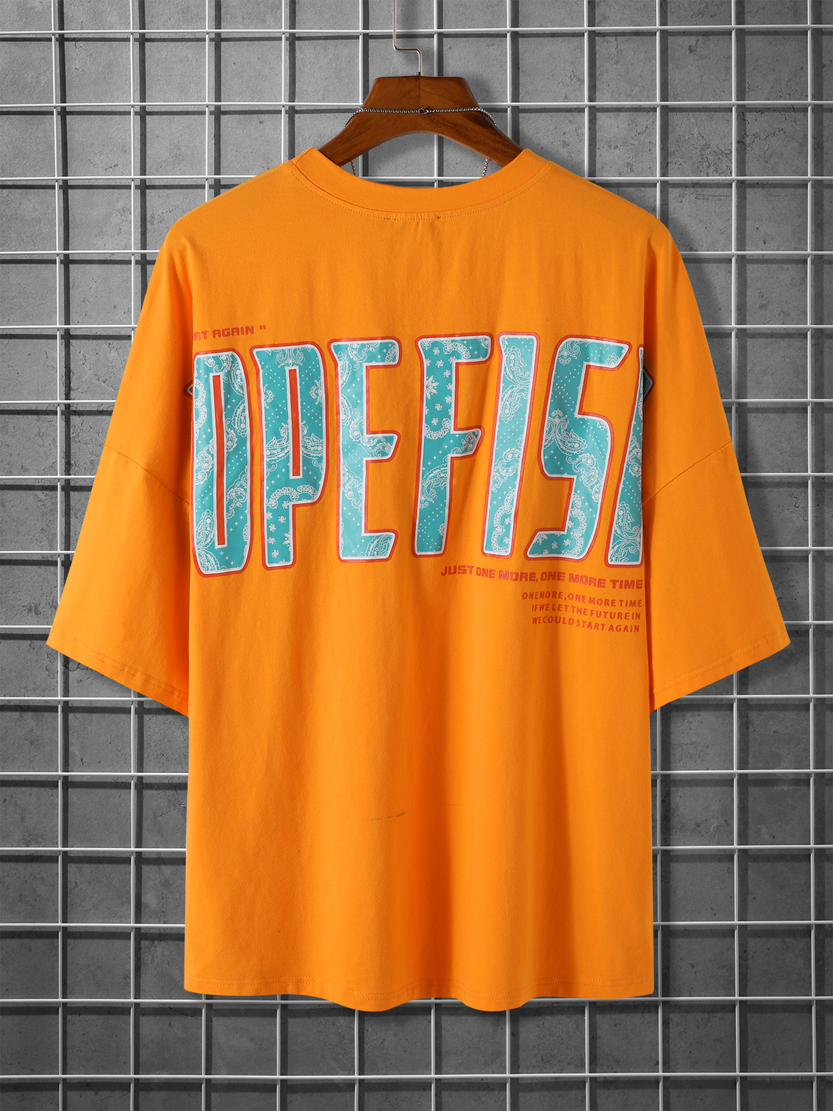 KOYYE Men Casual Letter Print Fashion Comfortable T-Shirt