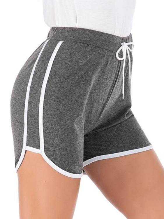 Casual Drawstring Waist Shorts