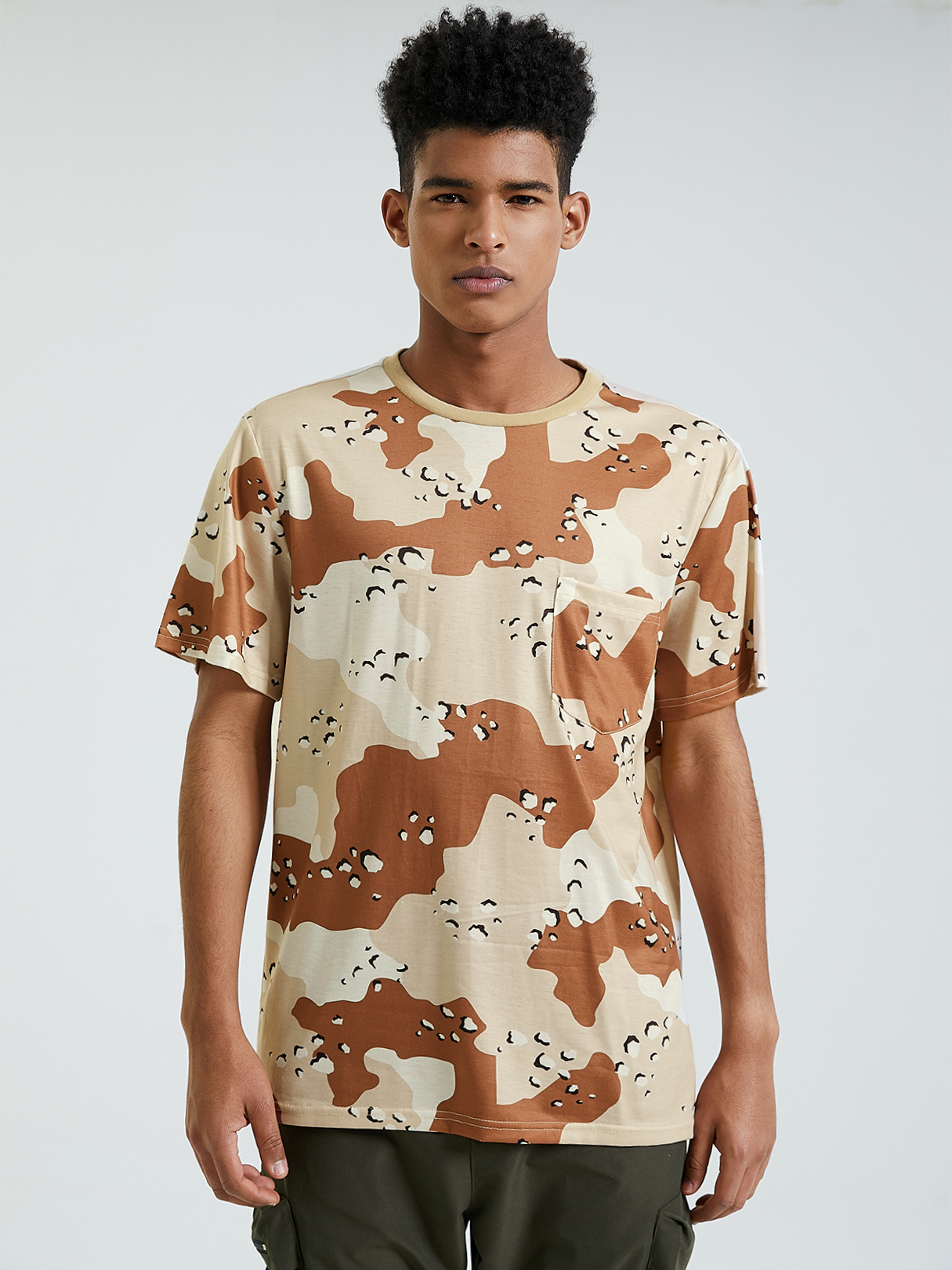 KOYYE Men Summer Casual All Over Print T-Shirt