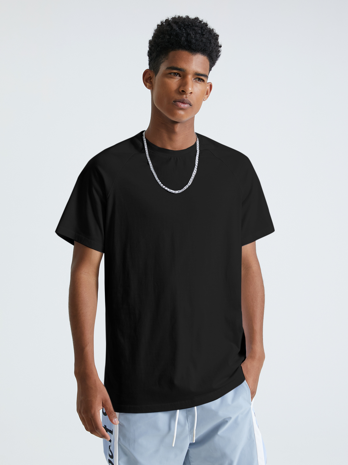 BASICS KOYYE Men Summer Casual Plain T-Shirt
