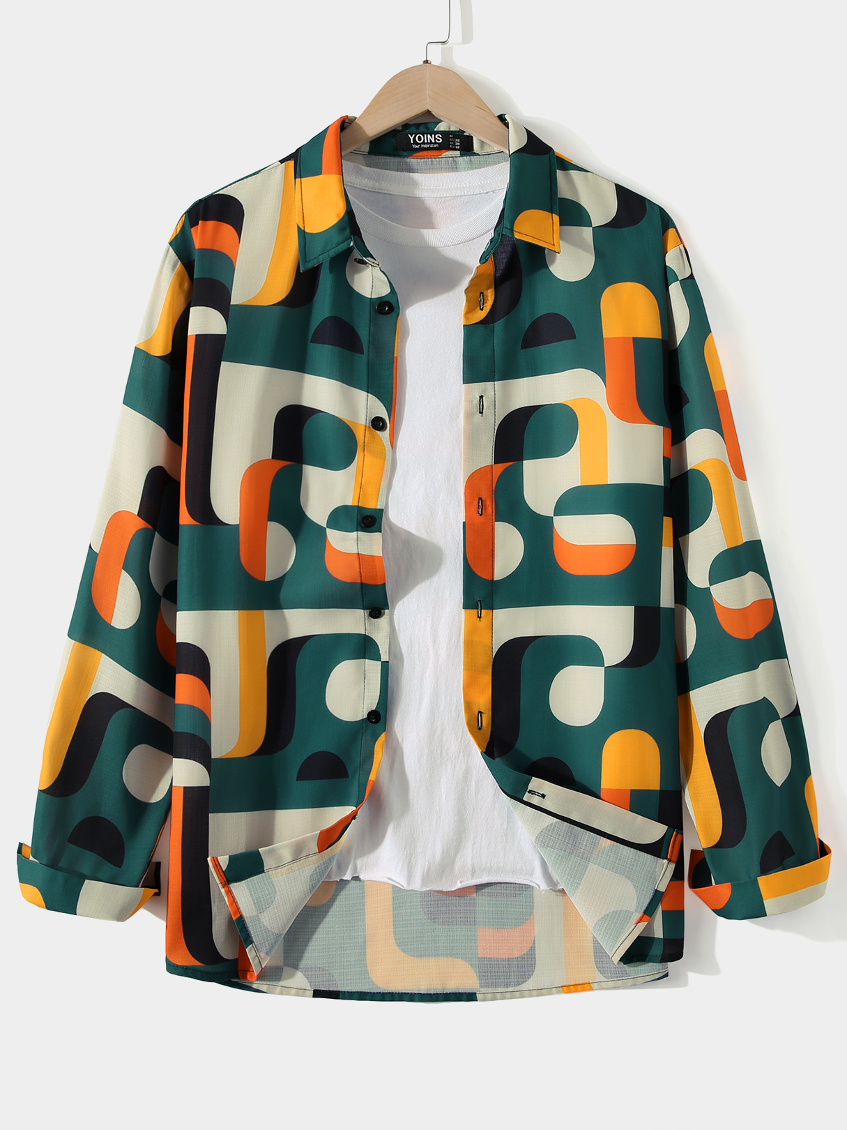 Men Multicolor Graphic Print Shirt