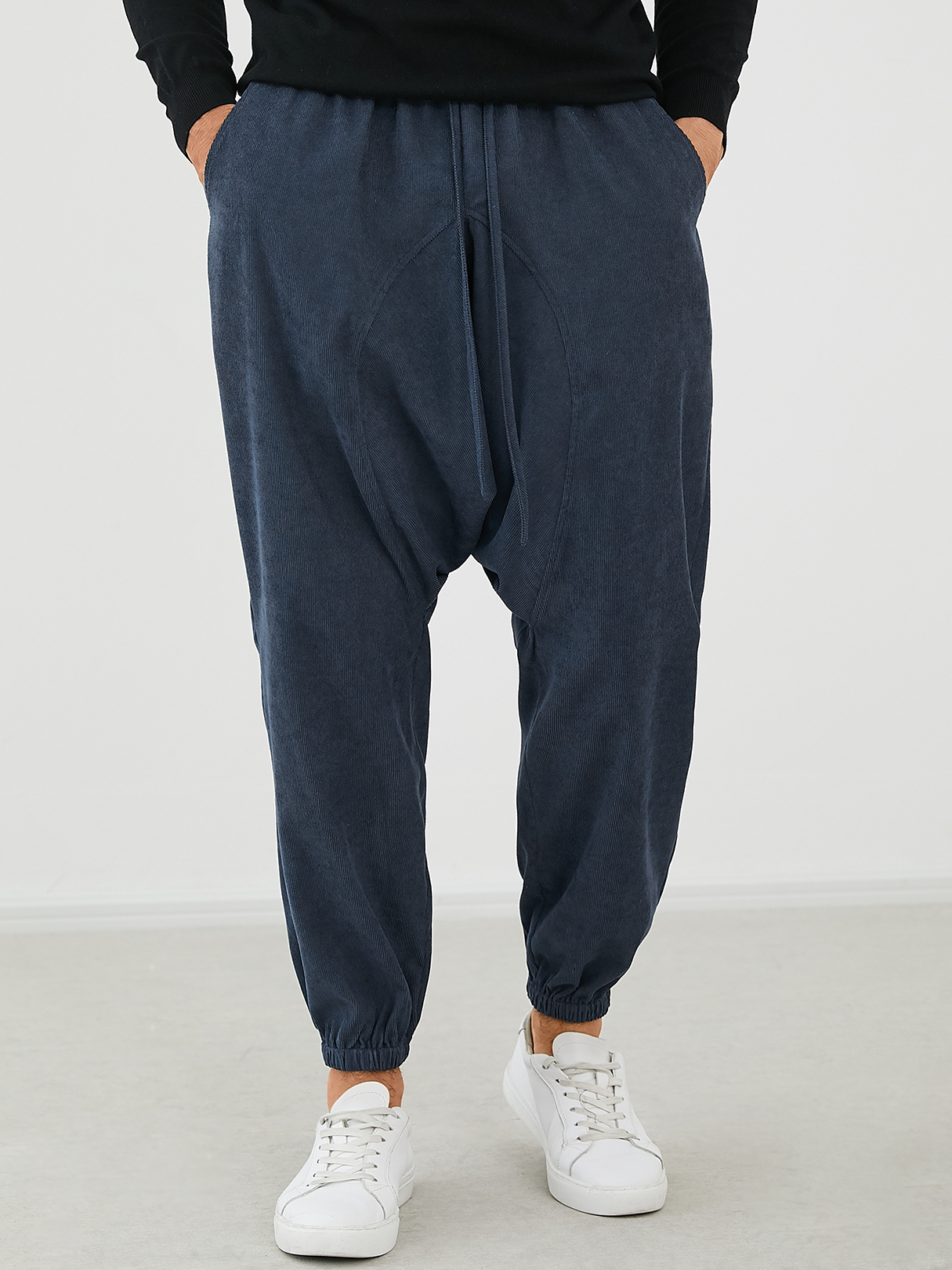 YOINS BASICS Men Casual Loose Drop Crotch Harem Pants
