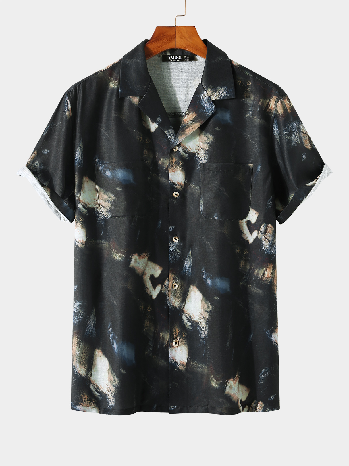 Men Multicolor Abstract Print Shirt