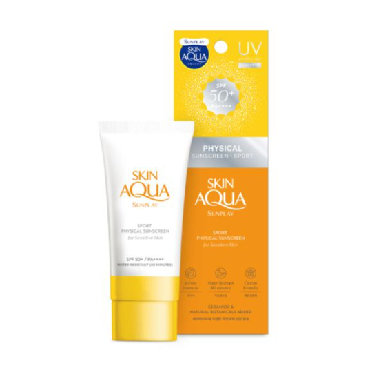 Rohto Mentholatum - Skin Aqua Sport Physical Sunscreen for Sensitive Skin SPF50+ PA++++ - 80ml