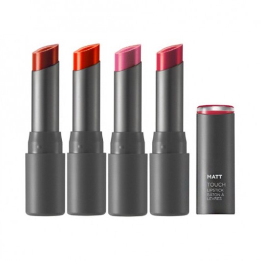 The Face Shop - Matt Touch Lipstick - No.RD04 Devil Red