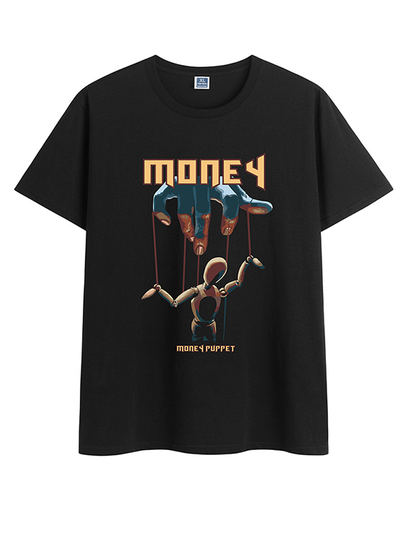 BASICS Men Summer Graphic And Letter Printed T-shirt