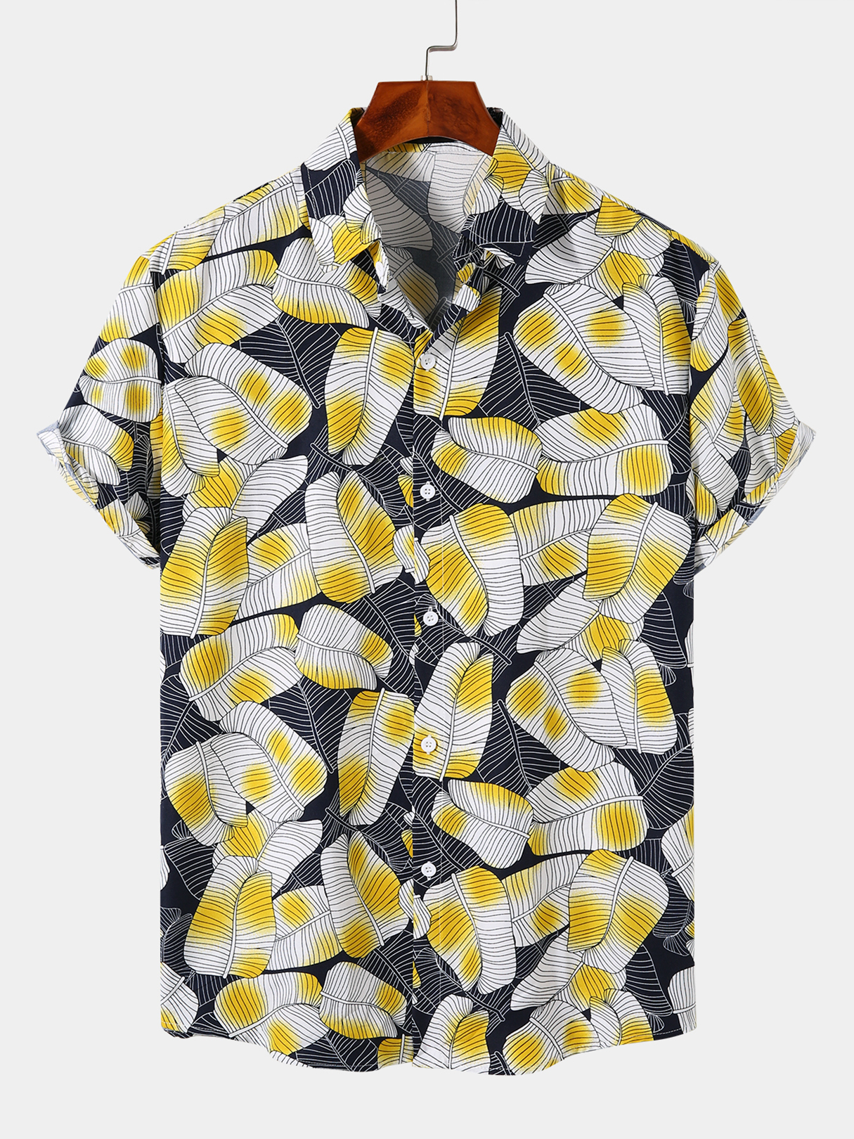 Men Summer Hawaiian Tropical Shirt