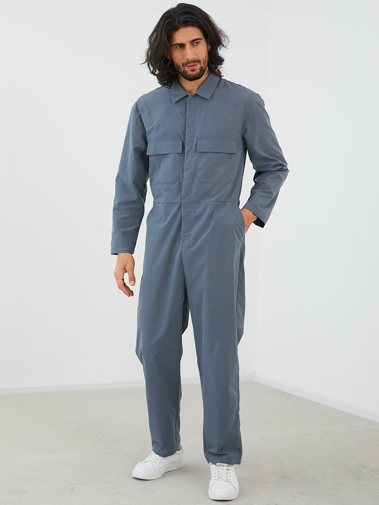 YOINS BASICS Men Fashion Japanese Style Retro One-piece Overalls Jumpsuit